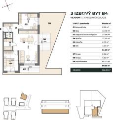 Predaj 3 izb byt so záhradou a terasou BA – Karlova Ves - NOVOSTAVBA