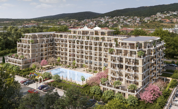 Predaj 2 izb apartmánu Bulharsko - Svätý Vlas (vo výstavbe) - fotografia 1