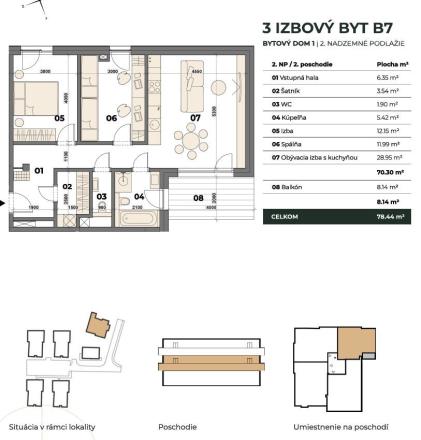 Predaj 3 izb byt NOVOSTAVBA - BA – Karlova Ves - fotografia 3